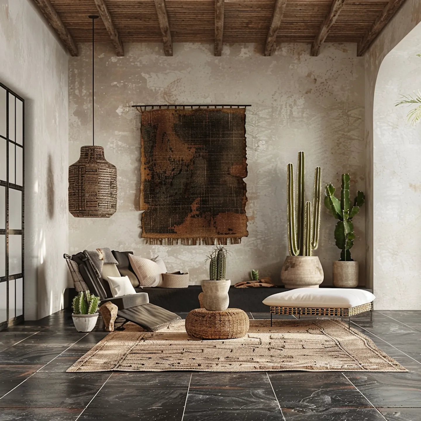 Sustainable interior materials display